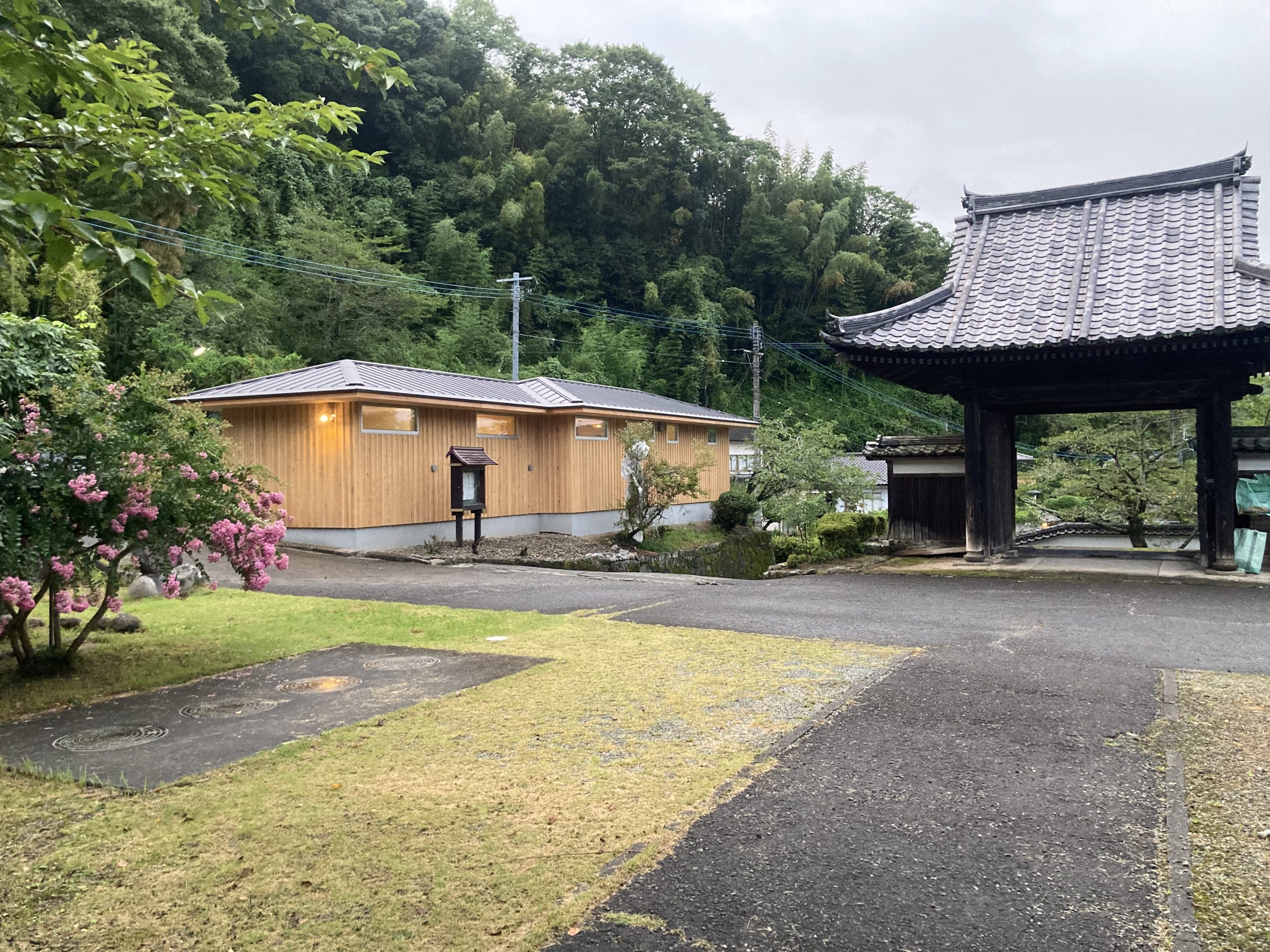 竹田市　光西寺の現場より